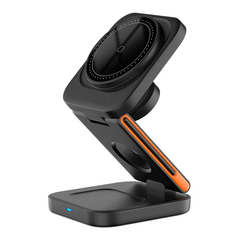 XOITEK Foldable Charging Station Fast Magnetic Wireless Charger Stand